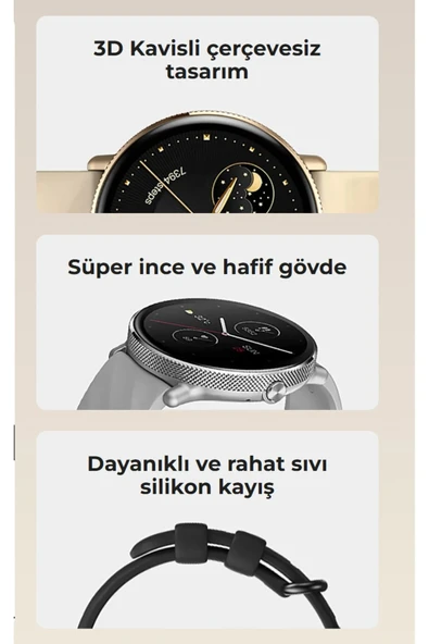 Zeblaze Gtr 3 Pro - Starlight Silver Akıllı Saat - Resim 5