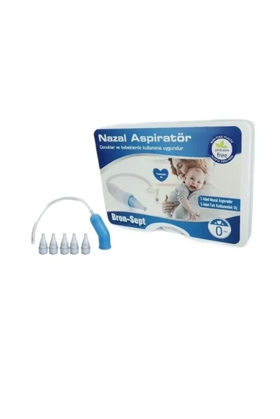 BRON-SEPT NAZAL ASPİRATÖR + YEDEK UÇ 5'Lİ ürün görseli 1