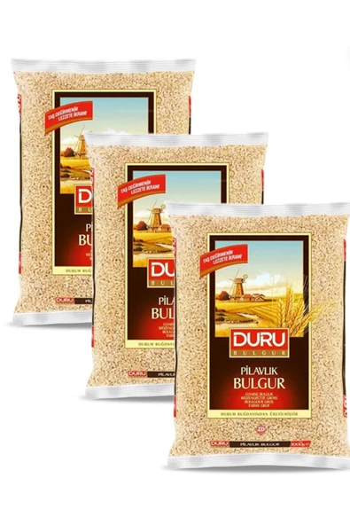 Duru Pilavlık Bulgur 1 kg x 3 paket ürün görseli 1