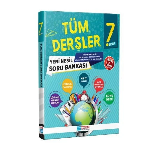 EVRENSEL İLETİŞİM 7.SINIF TÜM DERSLER SORU BANKASI ürün görseli 1