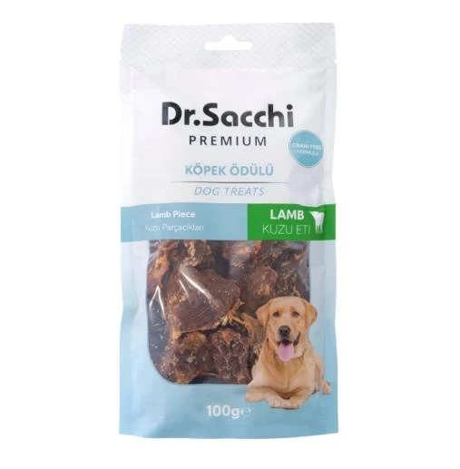 Dr.Sacchi Kuzu Parçacıklı Köpek Ödülü 100 Gr ürün görseli 1