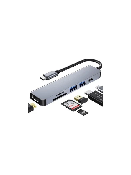 Daytona HC13C Type-C usb3.0 Adaptör hdmıKart Okuyucu ürün görseli 1