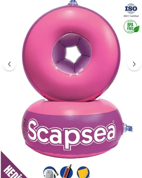 Scapsea İçi Sünger Dolgulu Yüzme Kolluk | Pompa, Taşıma Çantası ve Tamir Kiti Dahil | 10-40 Kg Taşıma Kapasiteli | ürün görseli 1