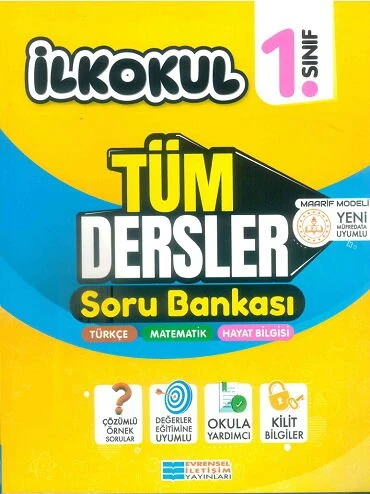 EVRENSEL İLETİŞİM 1.SINIF TÜM DERSLER SORU BANKASI 2025-26 ürün görseli 1