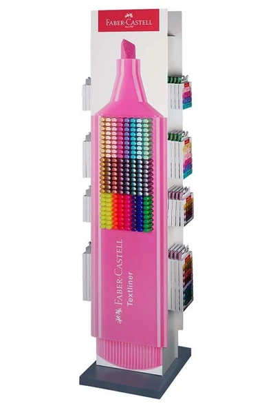 Faber-Castell Fosforlu Kalem Textliner Sta 2025 640 Lı Stand ürün görseli 1