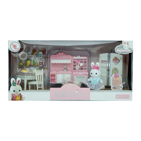 Bay Dreamy Mini Tavşan Büyük Mutfak Oyun Seti ürün görseli 1