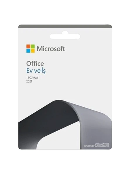 Microsoft Office 2021 Ev ve Iş 32 64 Bit Türkçe Kutu T5D-03555 Ömür Boyu Lisans ürün görseli 1