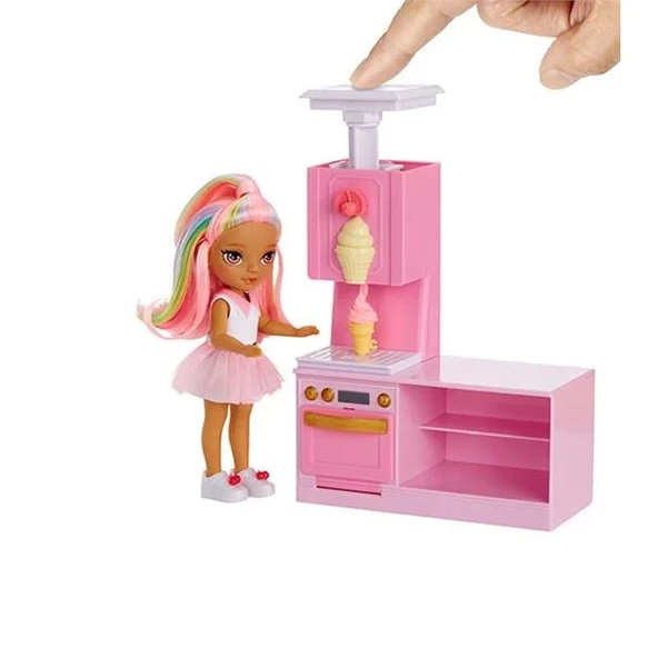 Rainbow High Littles Kandy'nin Tatlı Dükkanı Seti IRH522058 - Resim 3