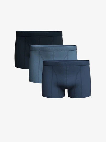 LC WAIKIKI LACİVERT Standart Kalıp Pamuklu Esnek Erkek Boxer 3'lü ürün görseli 1
