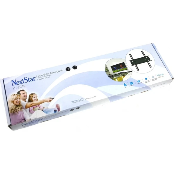 NEXT YE-2242 22''-37'' Sabit LCD LED TV Askı Aparatı ürün görseli 1
