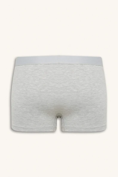 Defacto A3152 Beyaz Erkek Regular Fit 3'lü Boxer - Resim 3