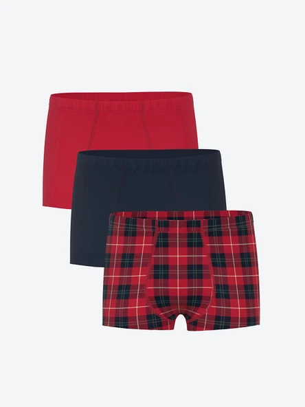LCW Kids Lacivert Erkek Çocuk Boxer 3'lü ürün görseli 1
