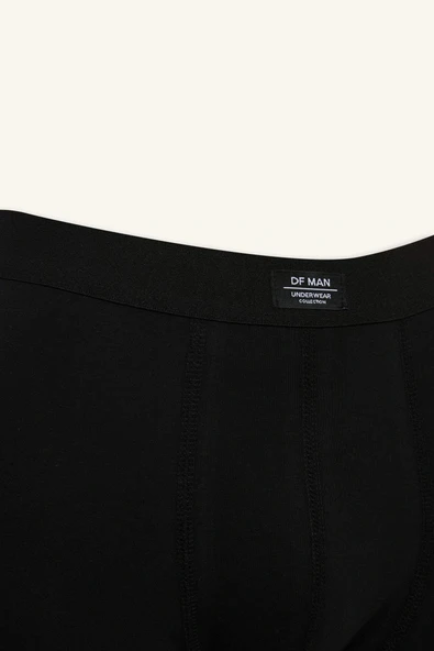 Defacto N4277AZBK27 Siyah Regular Fit 3'lü Boxer - Resim 4