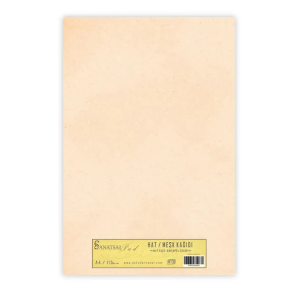 Sanatsal Pad Mat Kuşe Chickpea A4 100lü Pk. Nohudi ürün görseli 1