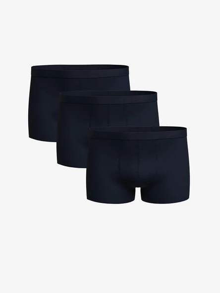 LC WAIKIKI Lacivert Standart Kalıp Pamuklu Esnek Erkek Boxer 3'lü ürün görseli 1