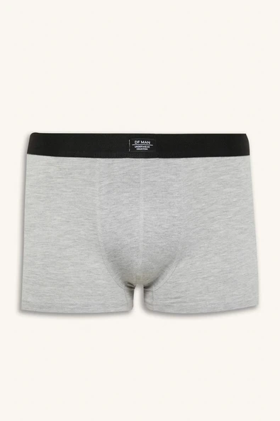 Defacto K7635 Siyah Regular Fit 3'lü Boxer - Resim 5
