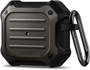 Spigen Apple AirPods (3.nesil) ile Uyumlu Kılıf Tough Armor Black - ASD01987 ürün görseli 1