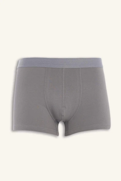 Defacto E7207 Lacivert Regular Fit 3'lü Boxer - Resim 2