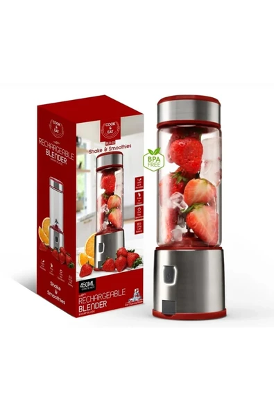 Cook&Eat Şarjlı Portatif Taşınabilir El Blender ürün görseli 1
