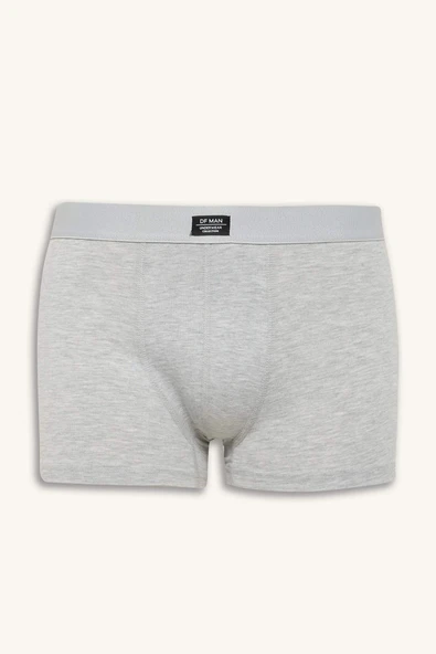 Defacto A3152 Beyaz Erkek Regular Fit 3'lü Boxer - Resim 2