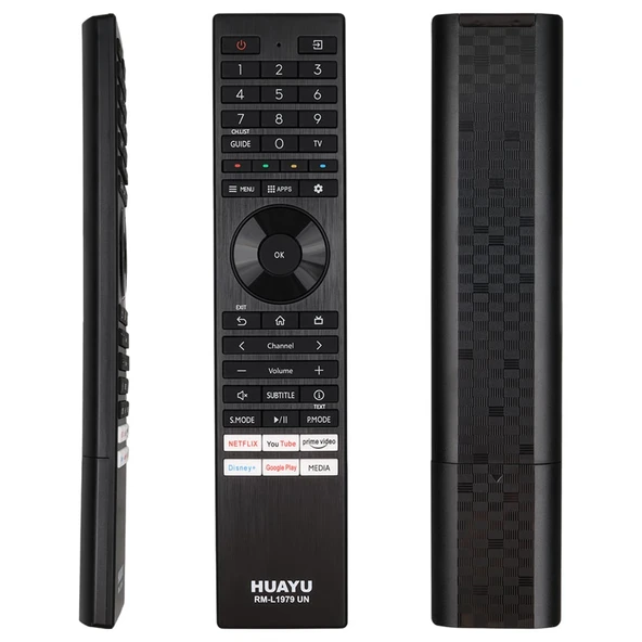 RM-L1979 Toshıba Netflix Youtube Prime Video Google Play Dısney+ Tuş LCD Led TV Kumanda ürün görseli 1