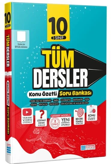 EVRENSEL İLETİŞİM 10.SINIF TÜM DERSLER SORU BANKASI MAARİF MODEL ürün görseli 1