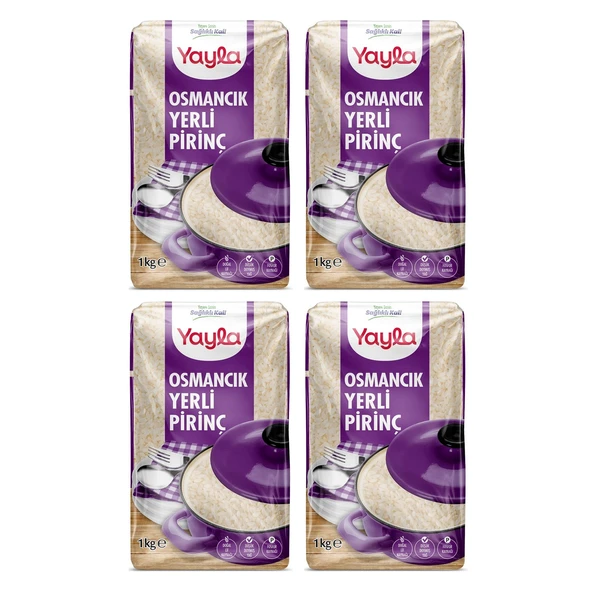 Yayla Osmancık Pirinç 1 kg x 4 Adet ürün görseli 1