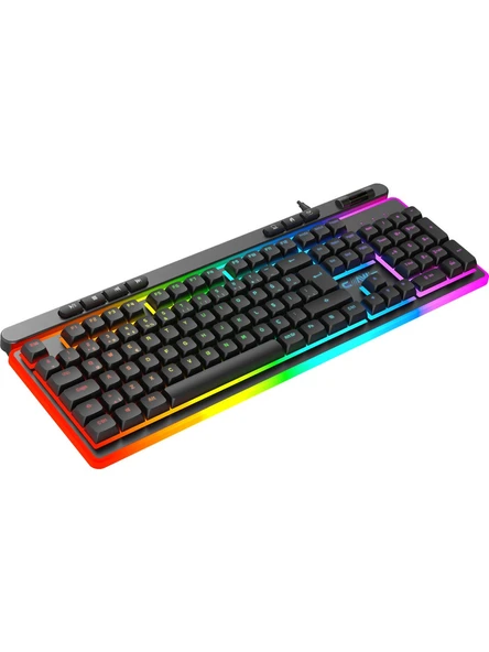 Claws Nova K1 RGB Membrane Switch Kablolu Oyuncu Klavyesi - Resim 2