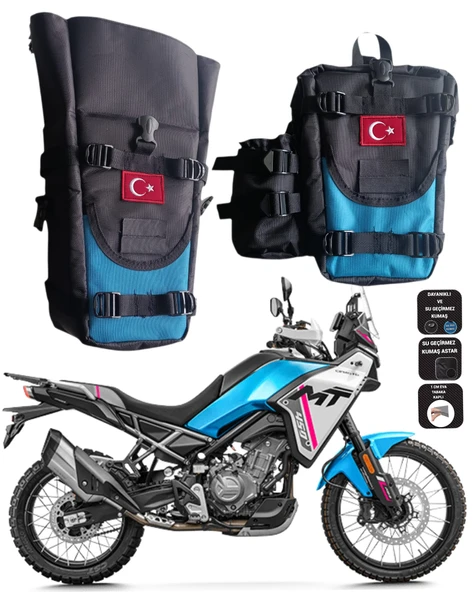 MOTOSİKLET ÖN KORUMA DEMİRİ ÇANTALARI MT ürün görseli 1