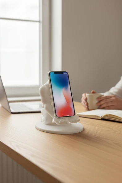 Goril Figürlü Telefon Standı - Resim 7