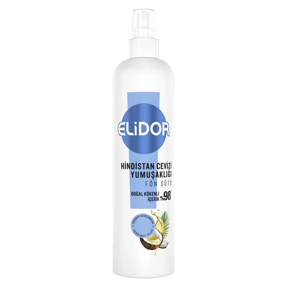 Elidor Sıvı Saç Kremi Hindistan Cevizi Yumuşaklığı Fön Sütü 190 Ml ürün görseli 1