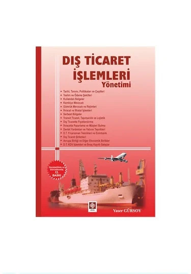 Dış Ticaret İşlemleri Yönetimi Yaser Gürsoy ürün görseli 1