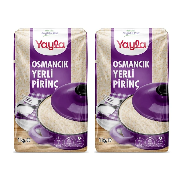Yayla Osmancık Pirinç 1 kg x 2 Adet ürün görseli 1