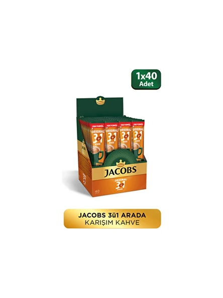 JACOBS 3IN1 MIX 16G 40 ADET ürün görseli 1