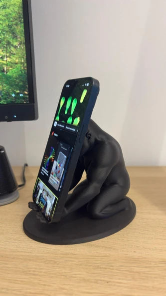 Goril Figürlü Telefon Standı - Resim 4