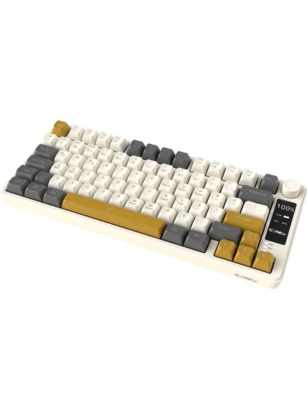 Claws Flux Air RGB TKL Membrane Switch KabloluKablosuz Oyuncu Klavyesi ürün görseli 1