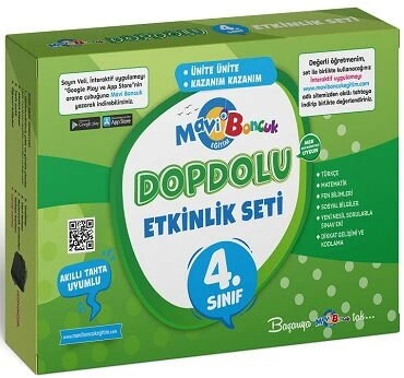 MAVİ BONCUK YAYINLARI 4.SINIF DOPDOLU ETKİNLİK SETİ 2026 ürün görseli 1