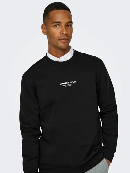 22030923 ONSCURATED REG CREW NECK SWEAT NOOS - Resim 2