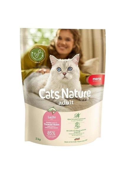 Mera Cats Nature Somonlu Yetişkin Kedi Maması 2 Kg ürün görseli 1