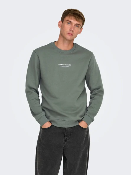 22030923 ONSCURATED REG CREW NECK SWEAT NOOS - Resim 7