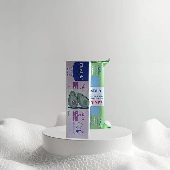 Mustela Pişik Önleyici Krem 100 ml. 60'lı Compost Islak Mendil Hediyeli ürün görseli 1