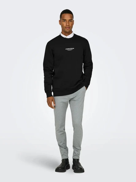 22030923 ONSCURATED REG CREW NECK SWEAT NOOS - Resim 8