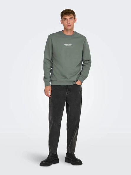 22030923 ONSCURATED REG CREW NECK SWEAT NOOS - Resim 10
