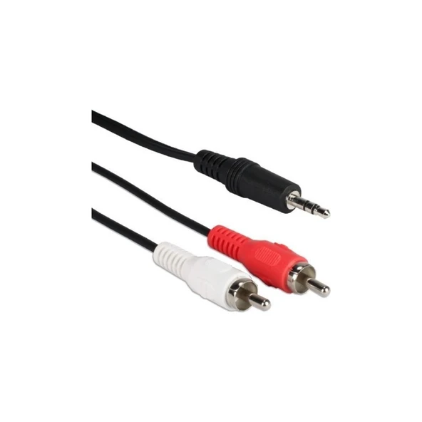 2 Rca 3.5 mm Ses Kablosu RC-508 Rose 3-Metre ürün görseli 1