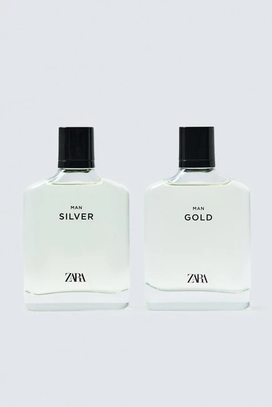 ZARA SILVER MAN GOLD EDT 2X100 ML (3.4 FL.OZ) ürün görseli 1