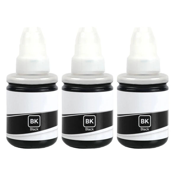 Melsan Canon Pixma G3100 Uyumlu Siyah Muadil Mürekkep 3x135 ml (Toplam 405 ml) ürün görseli 1