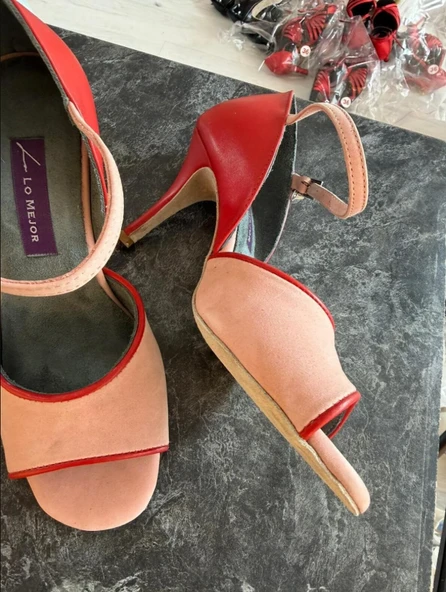 Aşk Adımı TANGO, DANS VE SALON AYAKKABISI 8,5 CM 13 PONT KONİ MODEL KAPALI TOPUK ürün görseli 1