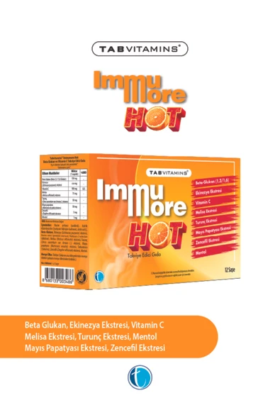 TABVITAMINS IMMUMORE HOT 12 SASE ürün görseli 1