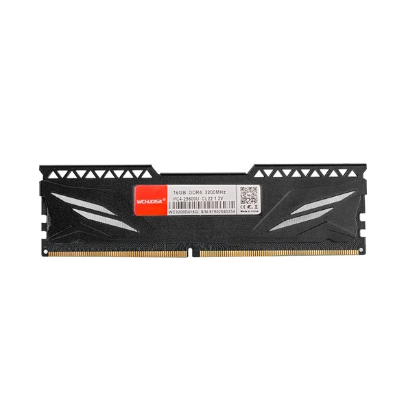 Wchudisk 16 GB DDR4 3200 Mhz PC4-25600U CL22 1.35V Soğutuculu Masaüstü Ram ürün görseli 1