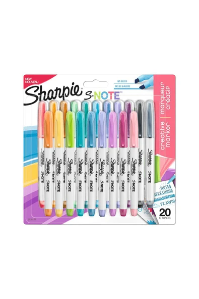 Sharpie Snote Kreatif Markör Karışık 20’li Bls 2139179 ürün görseli 1